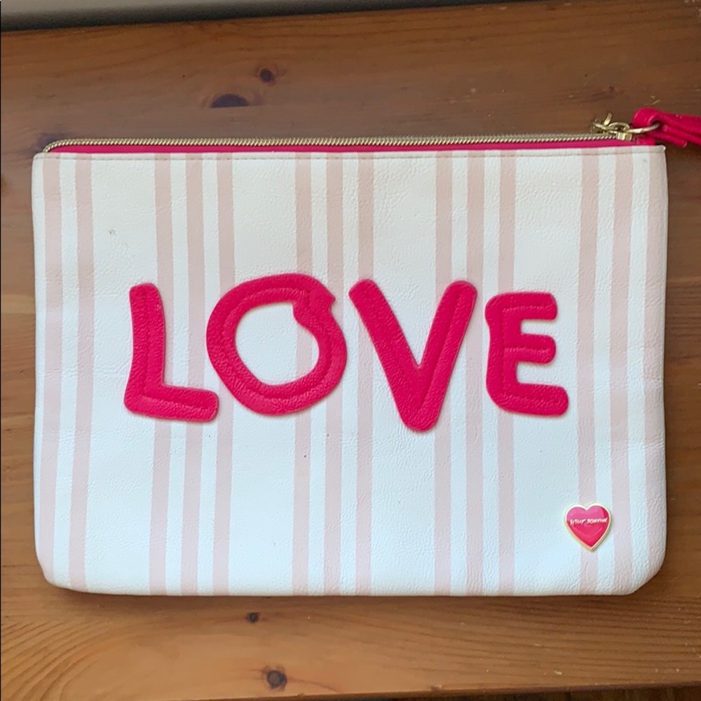 Betsey Johnson clutch.